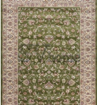 Высокоплотный ковер Royal Esfahan 3046A Green-Cream - высокое качество по лучшей цене в Украине.